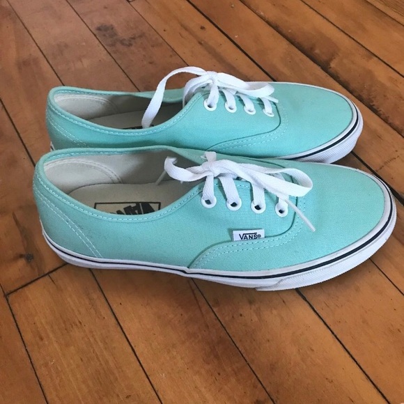 ❌SOLD❌ Mint colored Vans - Picture 2 of 5